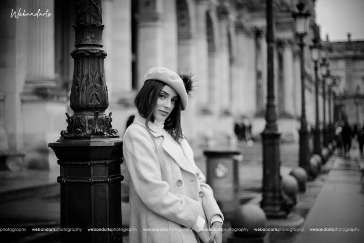 model photoshoot at paris france fashion